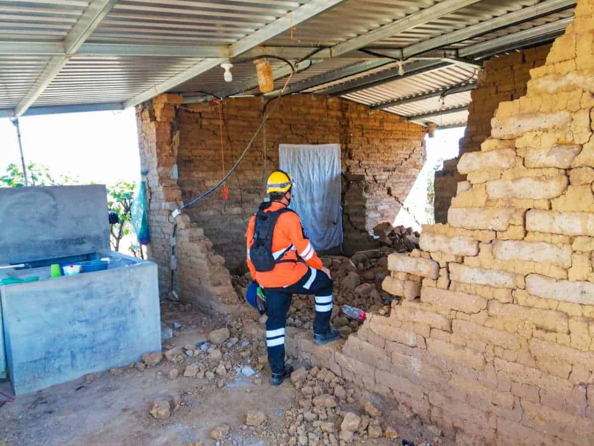 Enjambre sísmico provoca más de 300 viviendas dañadas