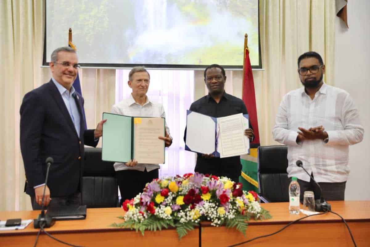 RD y Guyana alcanzan un acuerdo energético