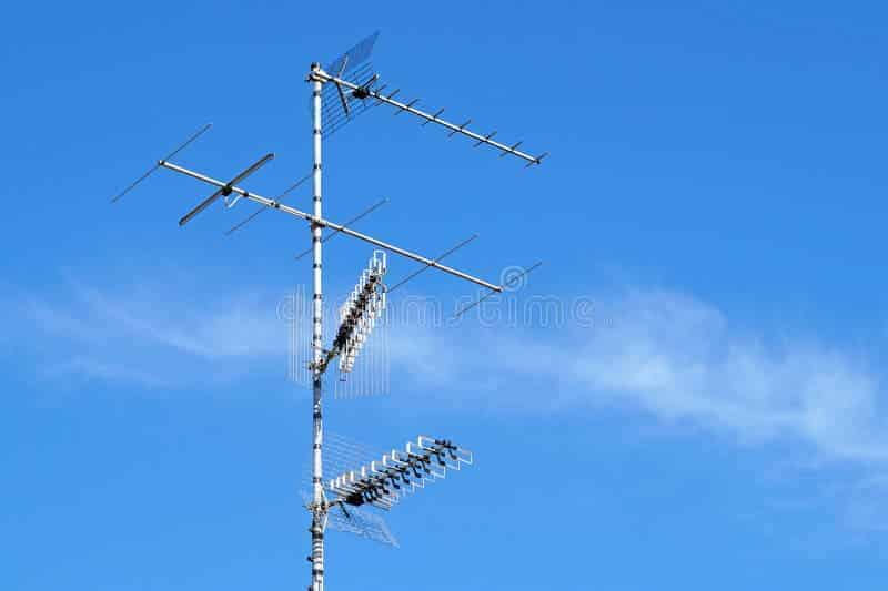antena de tv instalada
