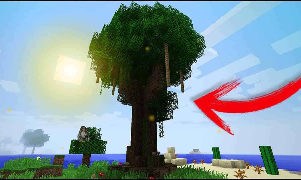 arbol gigante de minecraft