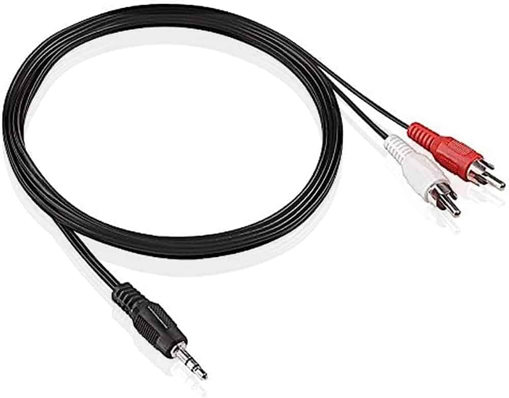 cable de audio adecuado