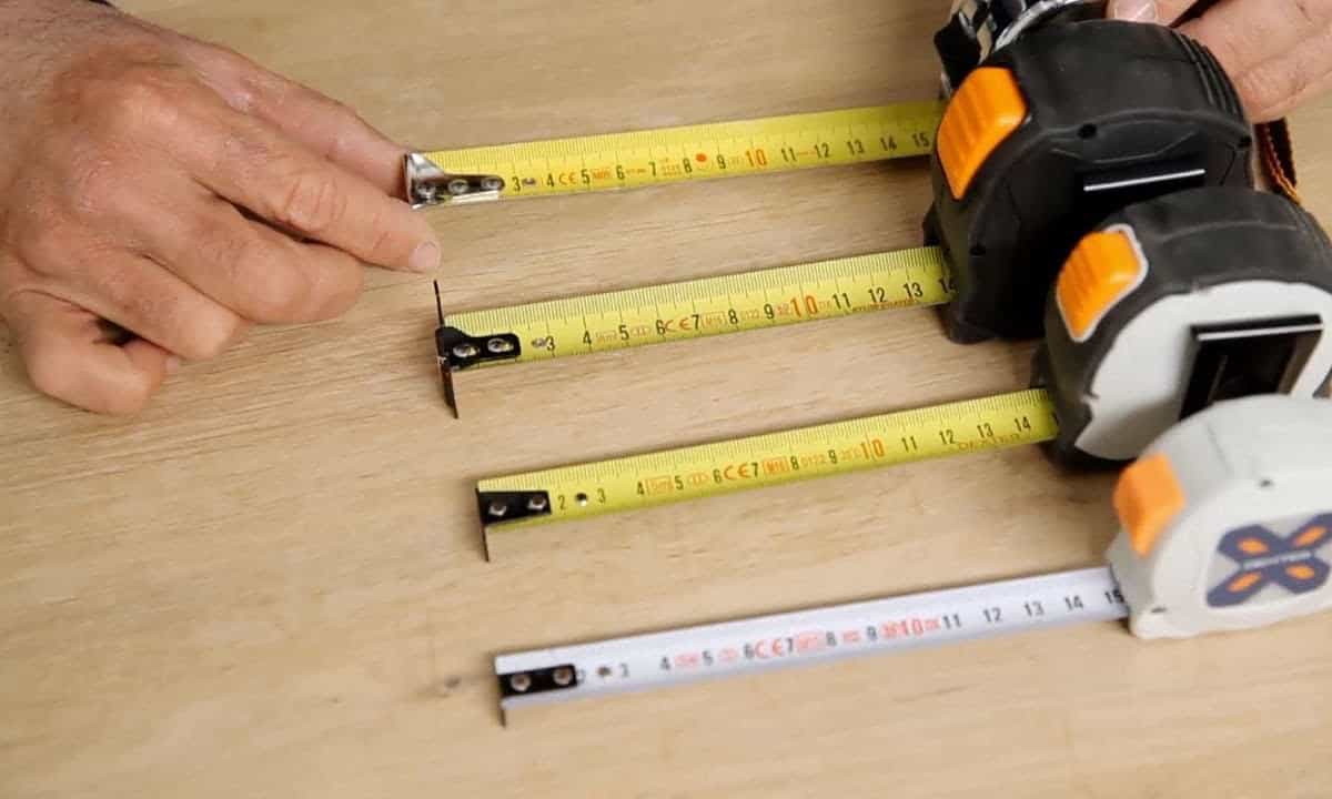 cinta metrica en uso