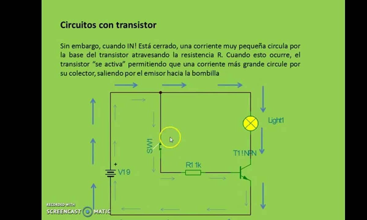 circuito con transistor
