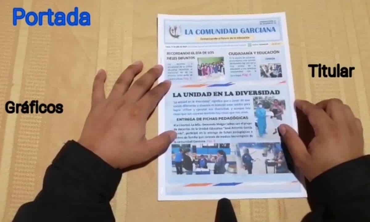 ejemplo portada del periodico escolar