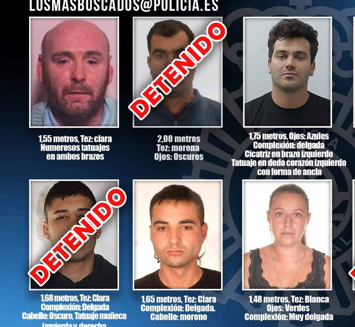 informacion de detenciones en espana