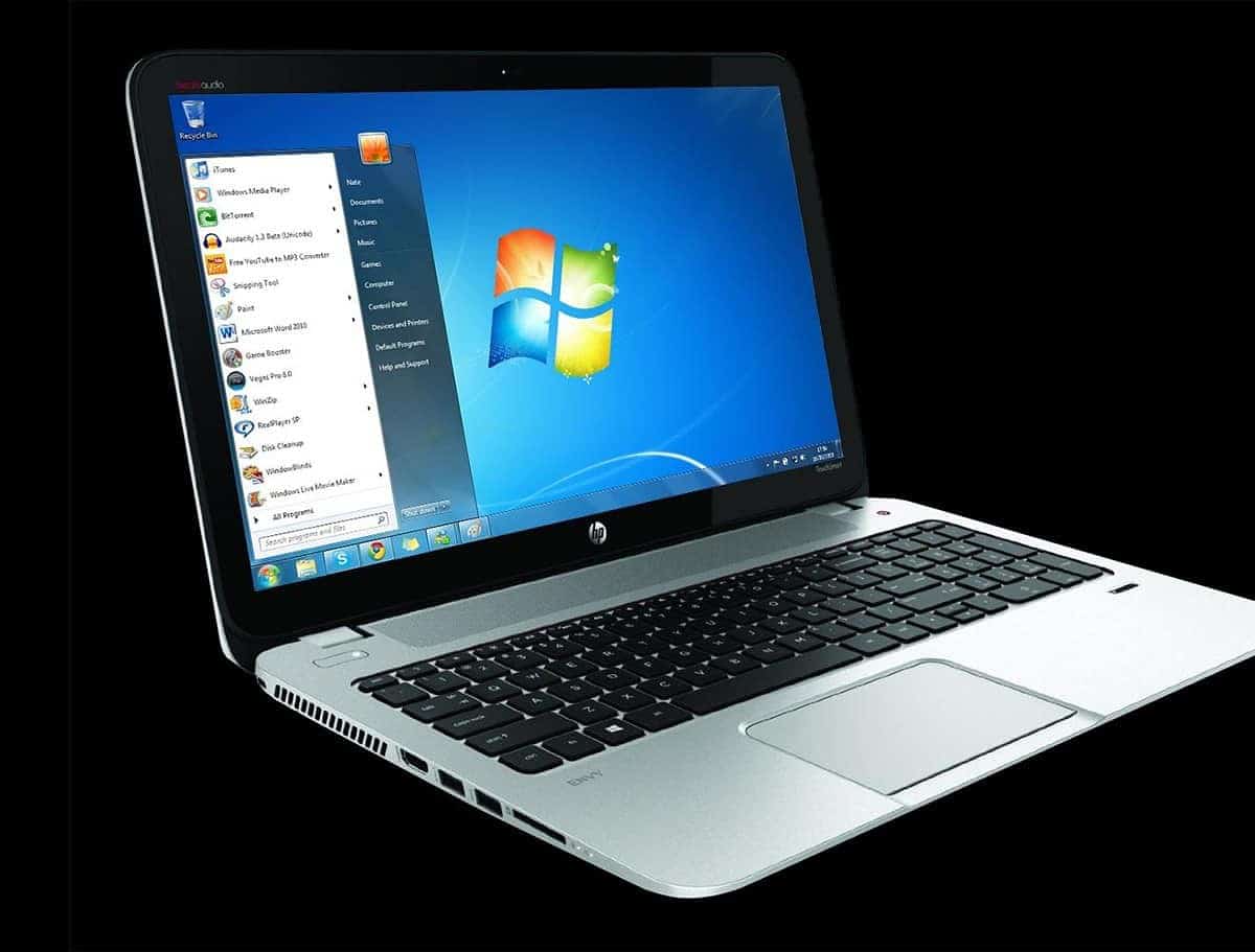 laptop con windows 7 instalado