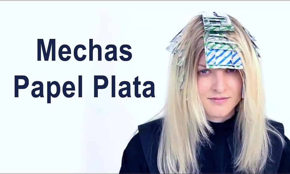 mechas con papel aluminio 1