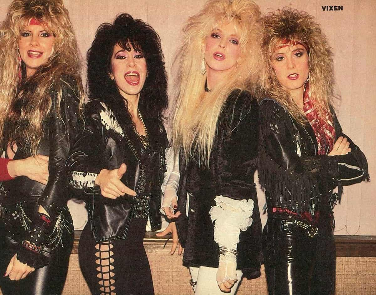 mujeres rockeras de los 80