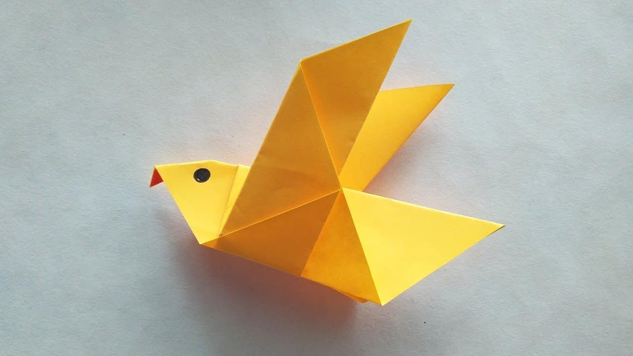 pajaro de papel