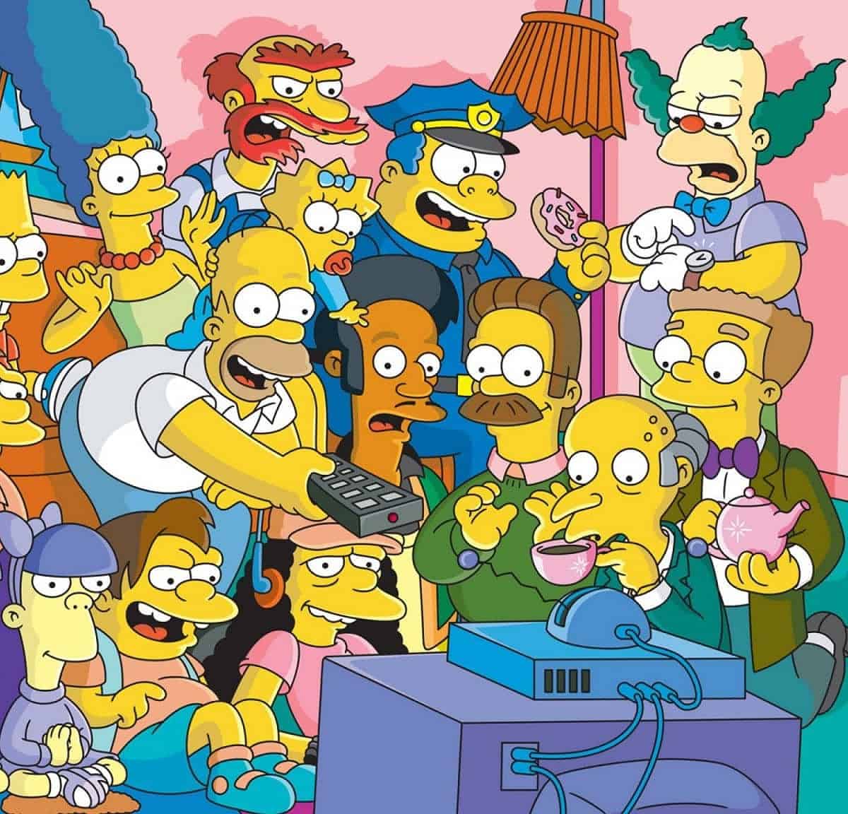 personajes de los simpson