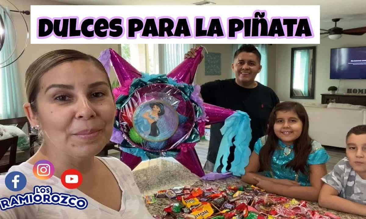 pinata llena de dulces