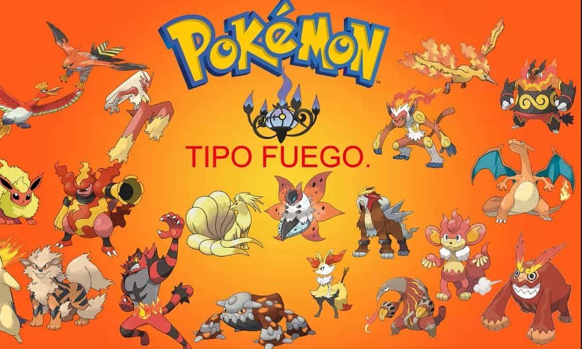 pokemon tipo fuego