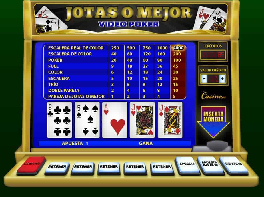 poker de maquinas de casino