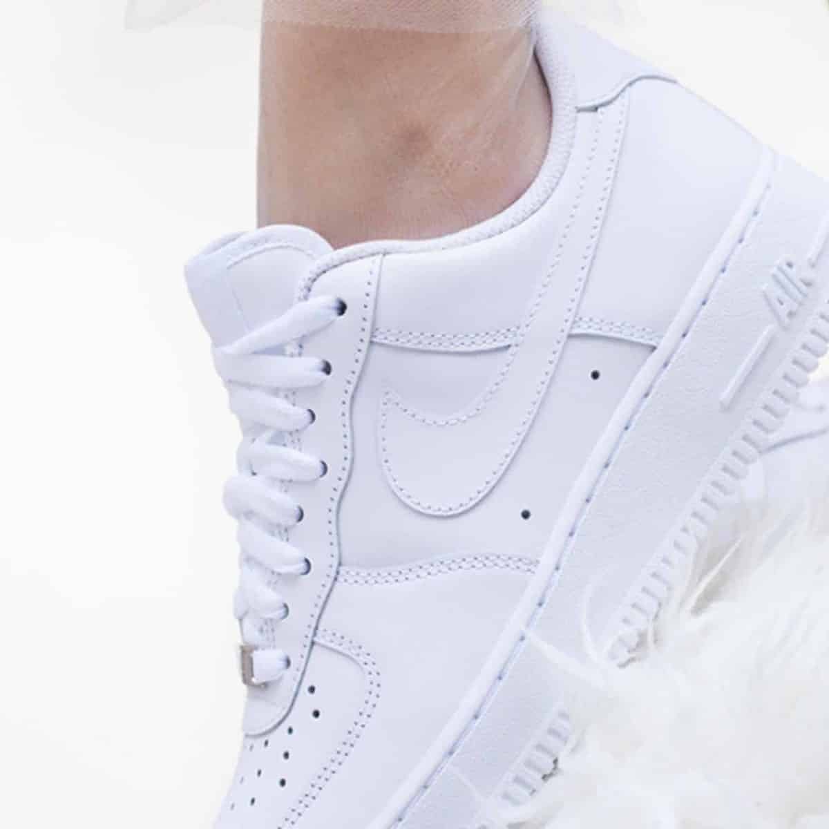 tenis blancos sin rayones