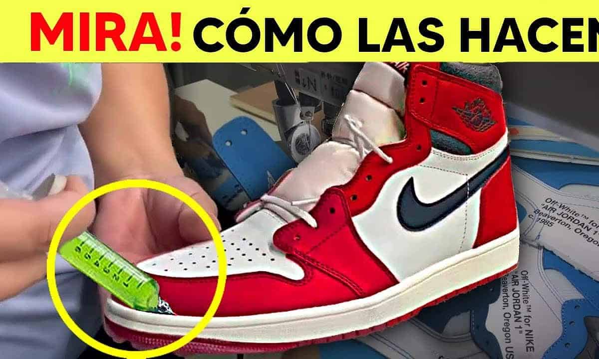 tenis jordan en fabricacion