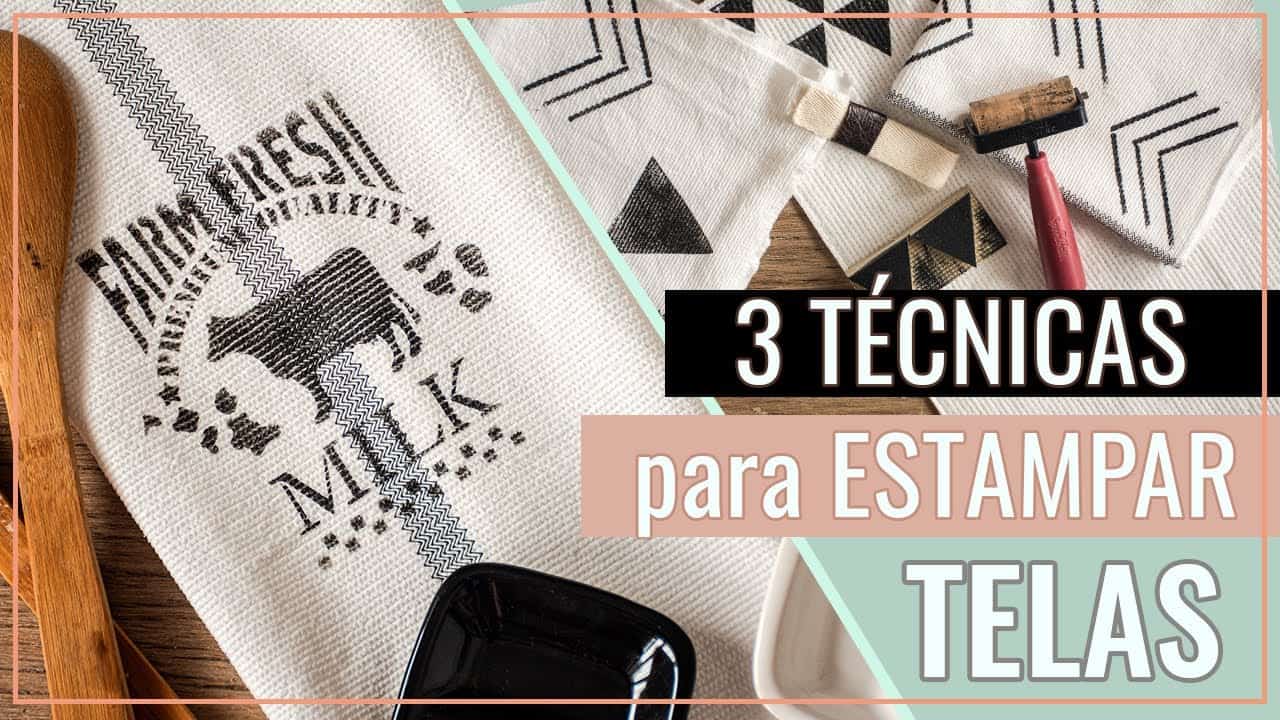 tutorial de estampado en tela