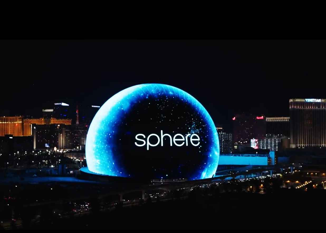 Descubre la esfera gigante para eventos en Las Vegas
