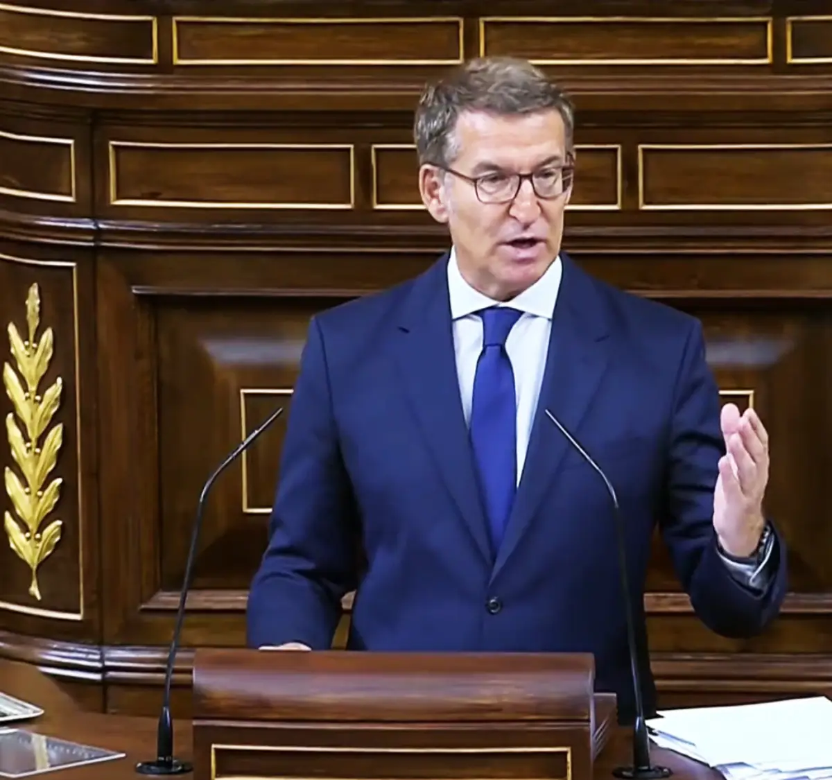 Feijóo abre debate de investidura en el Congreso español