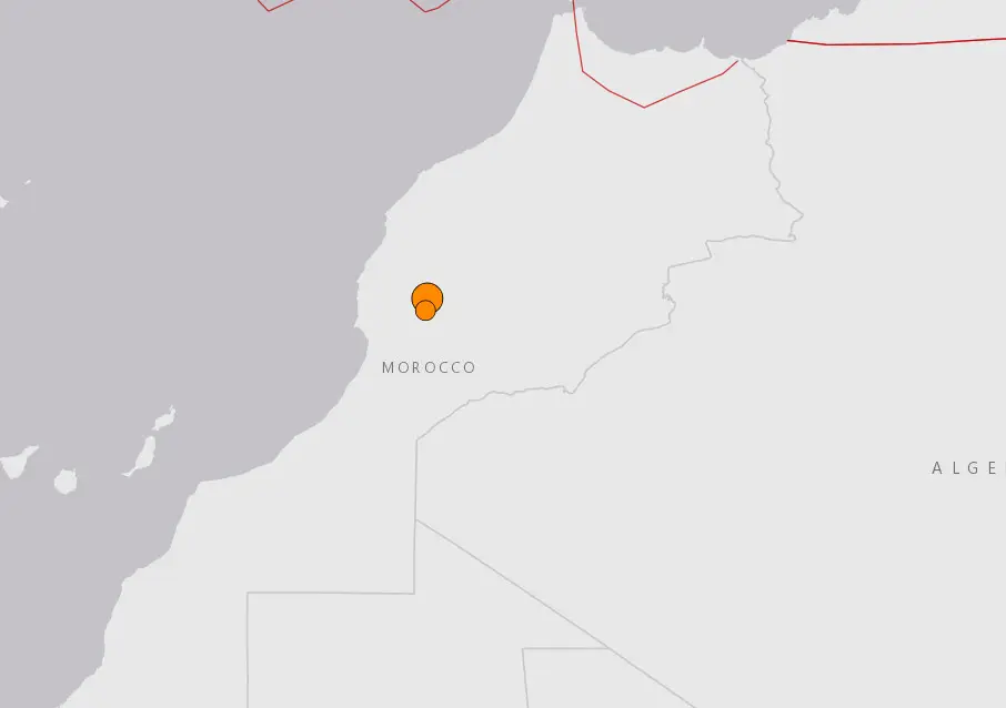 Sismo de magnitud 6,8 sacude Marruecos