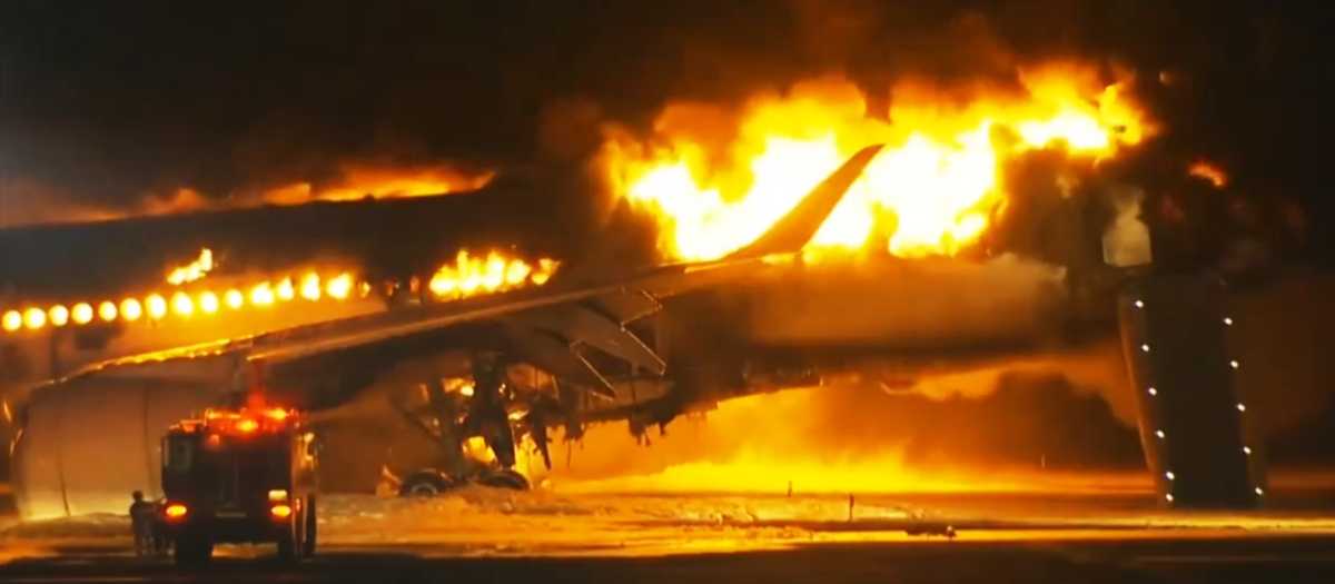 Japan Airlines: Evacuación en Haneda por avión en llamas