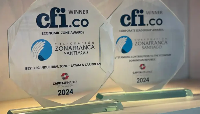 Corporación Zona Franca Santiago recibe doble reconocimiento internacional