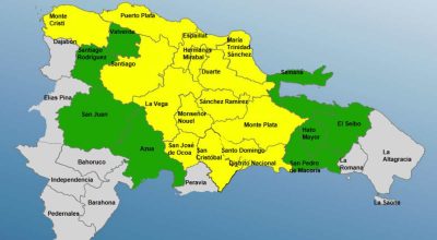 Alertas climáticas vigentes: 14 provincias en amarillo y 8 en verde