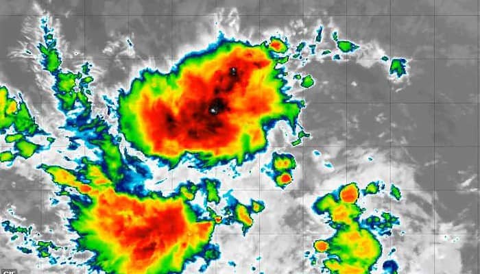 ONAMET vigila zona de aguaceros con potencial de tormenta tropical