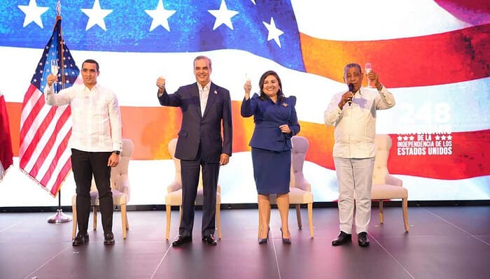 Embajada de los Estados Unidos celebra el 248 aniversario de la independencia en Santo Domingo