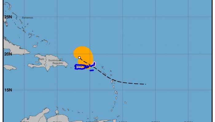 Lluvias torrenciales en Puerto Rico por la tormenta tropical Ernesto