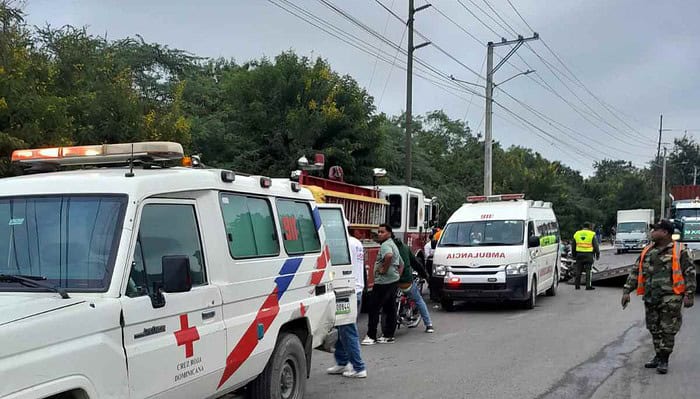 Accidente en Santiago: 911 coordina asistencia entre yipeta y transporte público